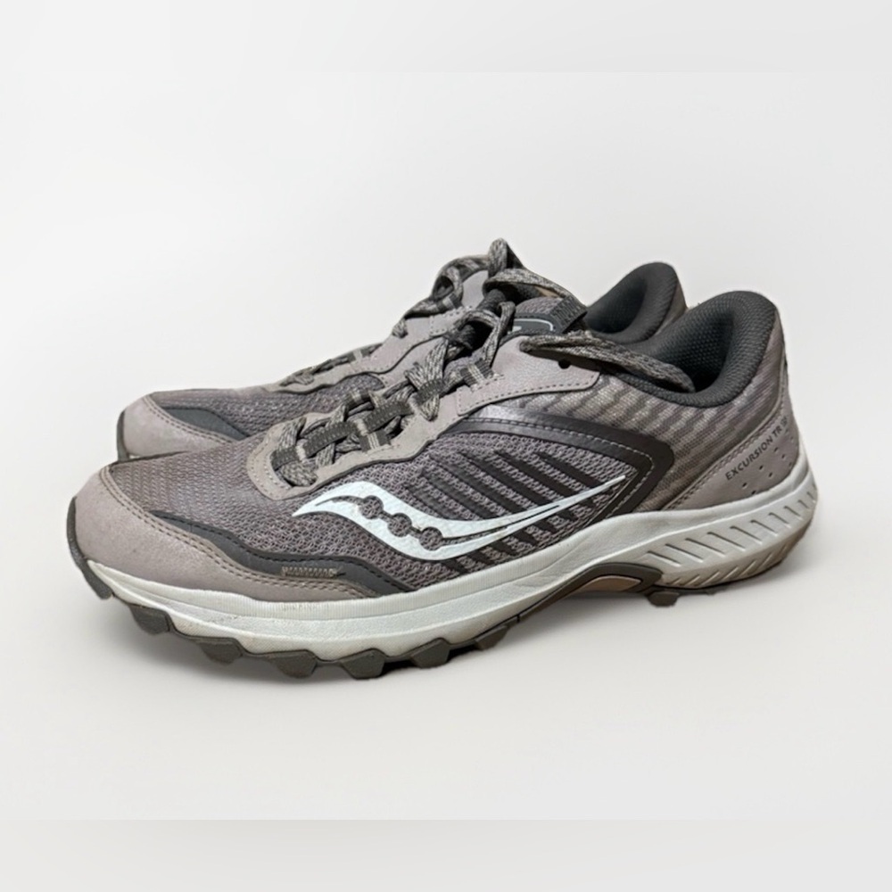 Saucony Excursion TR15 Trail Running Shoes sneakers women’s size 10 W gray